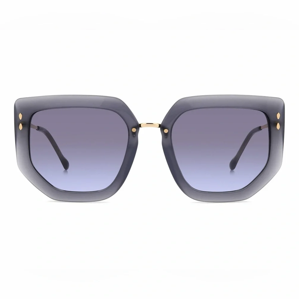 New! Isabel Marant IM0149/S FT3GB Grey and Gold Sunglasses, Authentic